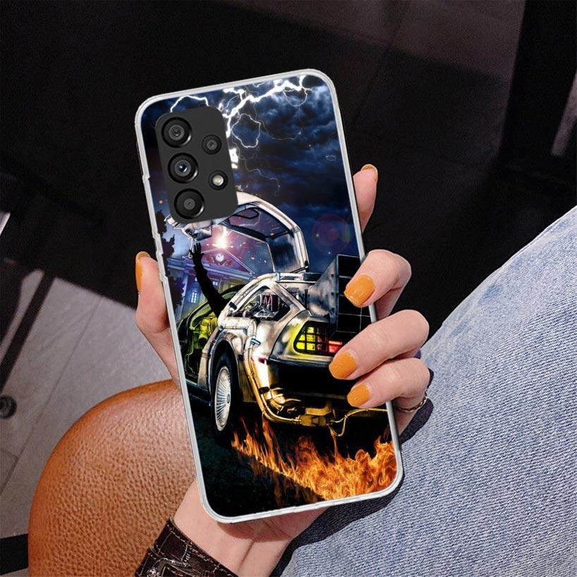 Чехол для телефона Машина времени Назад в будущее для Samsung Galaxy A17 A16 A15 A14 A13 A57 A56 A55 A54 A53 A37 A36 A35 A34 A33 A26 A2