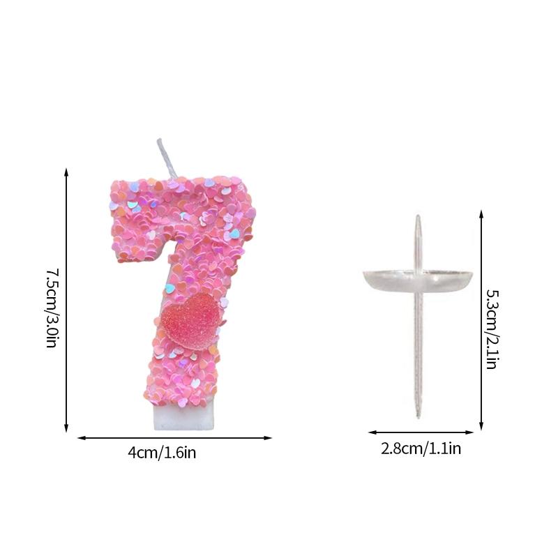 Креативные свечи на день рождения Свеча-бант Принадлежности для дня рождения Свечи для торта Украшение Цифровые 0-9 Вечеринка для будущей мамы Юбилей Декор для торта