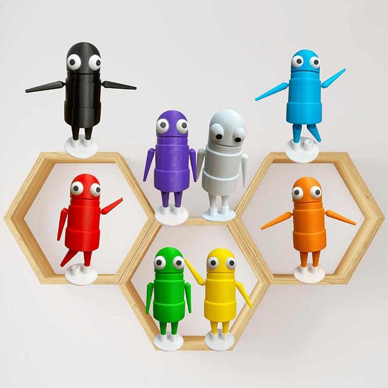 3D-печатный REPO. Робот Цветные Монстры Игры Ужасы Аниме Фигурка REPO Игровая Периферия Кукла Фигурка Украшение Подарок