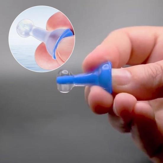 1/2 Pairs Inflatable Earplugs Noise Reducing Hearing Protection Earplugs Waterproof Silicone Concerts Work Study Sleeping Silent Earplugs