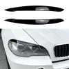 Lamp Eyebrow for BMW E70 Piano Black Left+right