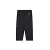 New Era Однотонные повседневные брюки унисекс со средней посадкой, свободного кроя, прямые, на молнии, Черный 13718735