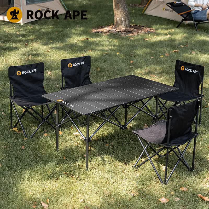 Rock Ape Portable Camping Table and Chairs Set