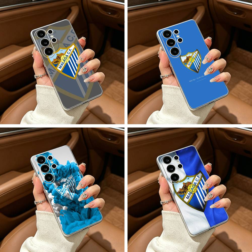 Крутой чехол для телефона M-Malaga -C-CF для Samsung S25, S24, S21, S22, S23, S30, Ultra, S20, Plus, Fe, Lite Прозрачная крышка