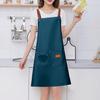 Apron Comfortable Breathable Waterproof Oilproof Wear-resistant Dirt-resistant with 2 Pockets Men Women Household Kitchen Apron Kitchen Supplies