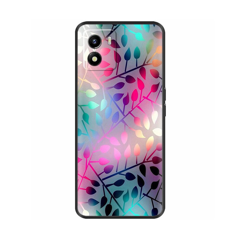 Чехол для Vivo Y01 Y01 2022 Мягкий силиконовый задний чехол ТПУ Чехол для телефона Для Vivo Y01 Y 01 VivoY01 Милый черный бампер Чехол-оболочка Funda
