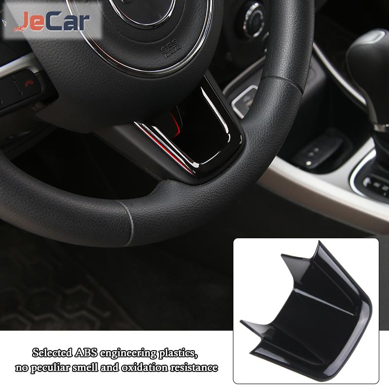 ABS Car Steering Wheel Decoration Cover Trim Stickers For Jeep Renegade 2015+ For Jeep Compass 2017+ Car Interior