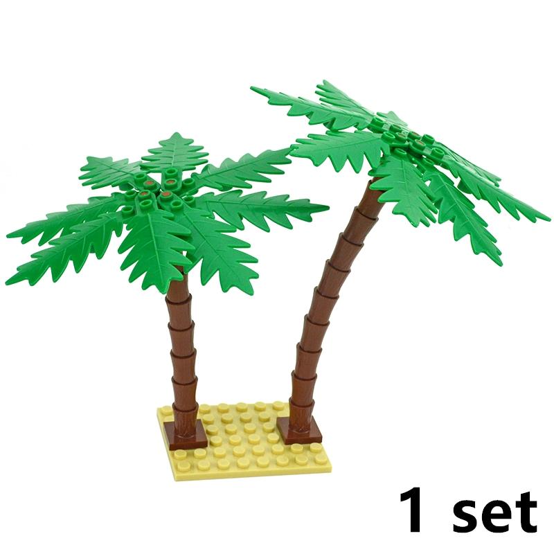 City Friend Аксессуары Строительные Блоки MOC Растение Куст Дерево Цветок Трава DIY Детали Дома Креативные Кирпичики 3471 30176 32607 Игрушки