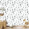 Forest and spruce trees wallpaper for living room and bedroom 50x1000