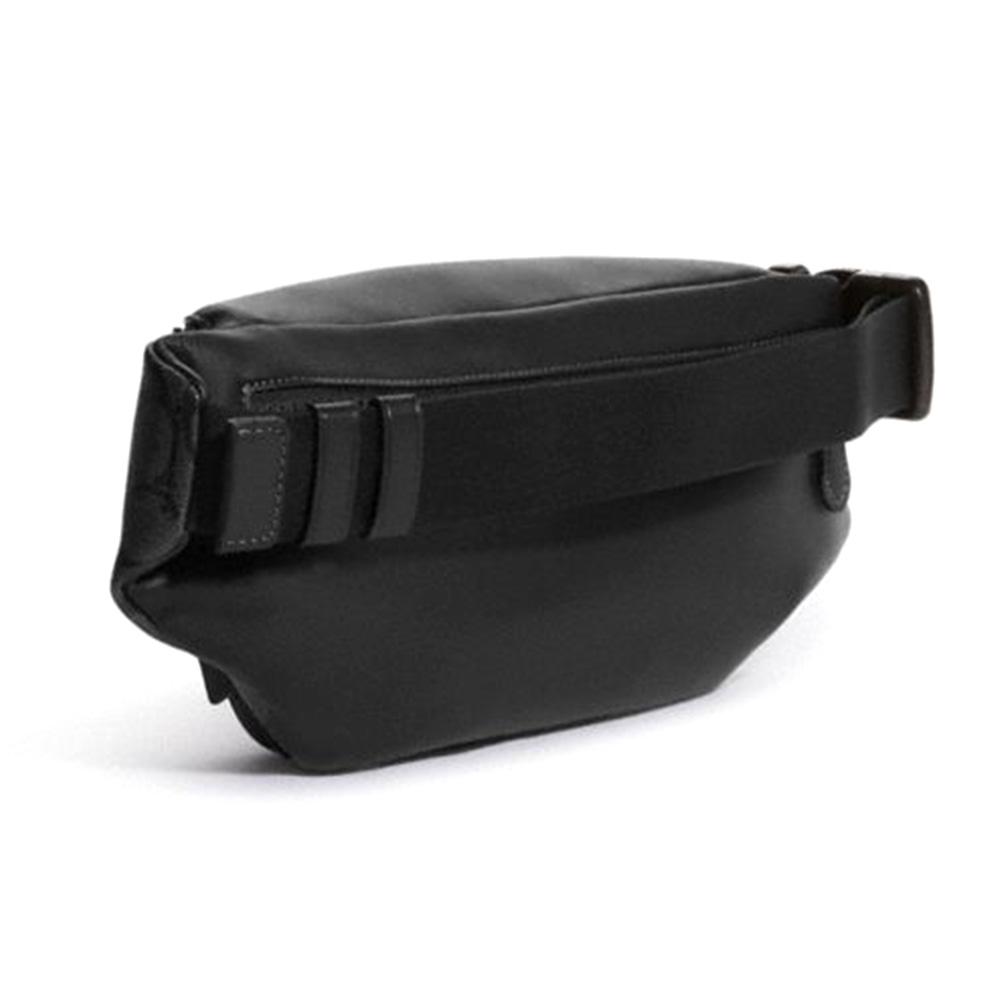 New COACH Cow Leather Fanny Pack Women's Black CC038-QBPHT