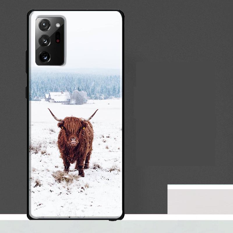 Highland Cows Case For Samsung Galaxy S25 S24 S23 Ultra S9 S10 S20 S21 S22 Plus S23 FE S25 FE Phone Cover