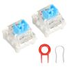 10Pcs Keyboard Switches Blue Switch Exquisite Structure for Replacement DIY Mechanical