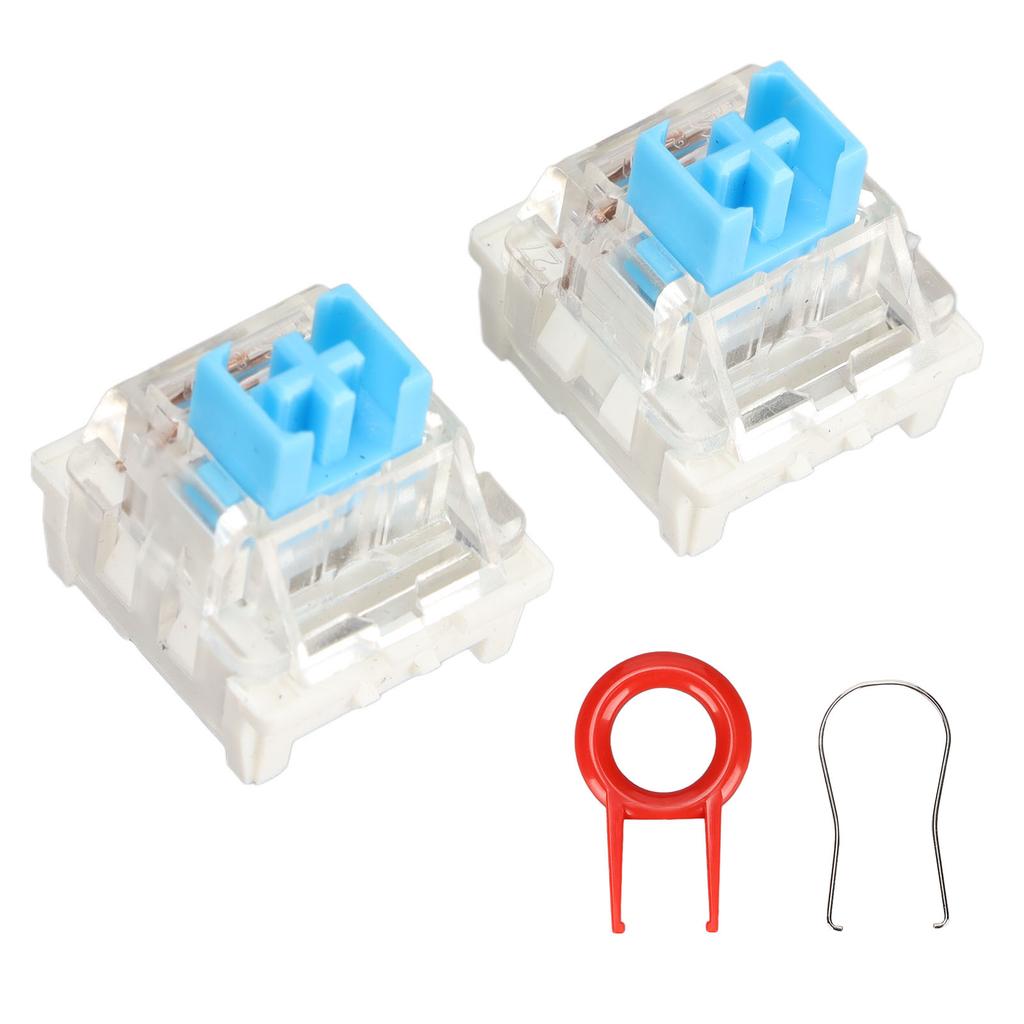 10Pcs Keyboard Switches Blue Switch Exquisite Structure for Replacement DIY Mechanical