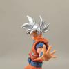 Аниме Dragon Ball Серебристые волосы Сон Гоку Фигурка Самоосторожный Кунг-фу Будокай Достичь Веджета Фигурка Действия Модель В Коробке 24 см ПВХ