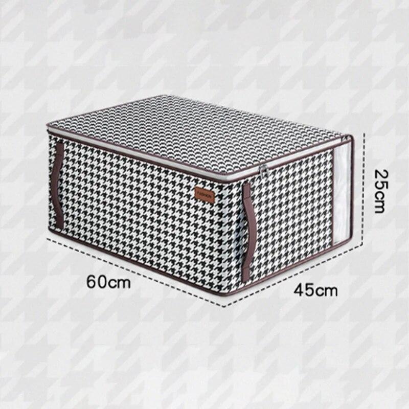 Нетканый шкаф, компактный ящик для хранения одеял, пылезащитный органайзер, сумка для переезда, ящик для постельных принадлежностей, организация хранения в путешествии