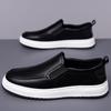 Male Genuine Leather Casual Sneakers High Quality Lace-up Shoes Comfort Sports Outdoor Footwear Leisure Walk Men Vulcanized Shoe