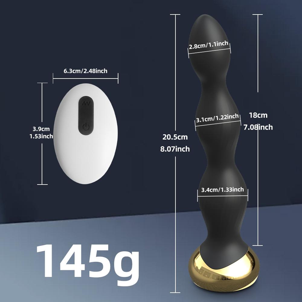 Электрошокер Анальный вибратор Пульт Дистанционного Управления Вибрирующие Бусины Анальные Пробки Для Мужчин Массажер Простаты Женская Мастурбация Секс Игрушки