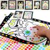 10 Sheets/Lot Funny Puzzle Dot Stickers For Kids Cute Cartoon Animal Drawing Mosaic Sticker Children Early Educational Patience Training Toys