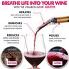 Wine Aerator Pourer Spout 2-in-1 Attaches To Any Wine Bottle for Improved Flavor Red Wine Decanter with Aerator JT73
