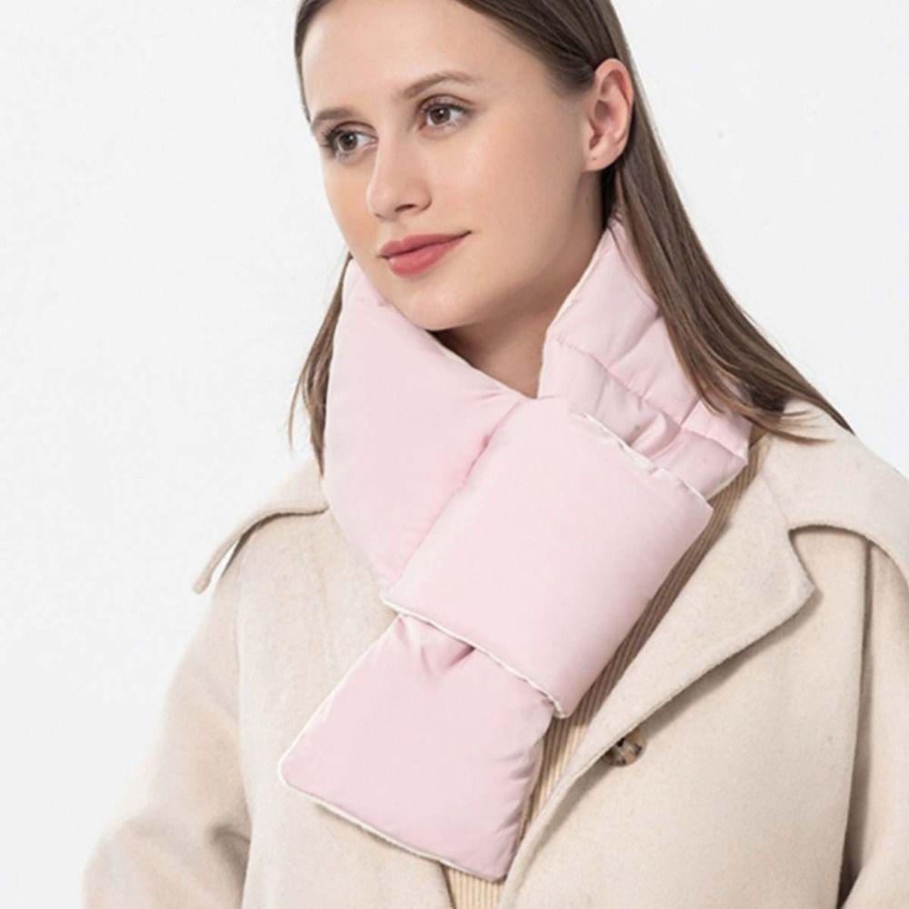 Warm Wrap Korean Style Scarf Apparel Accessories Autumn Winter Shawl Scarf Down Neck Scarf Outdoor