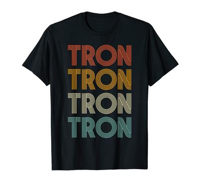 Футболка с принтом Tron Crypto Tron Cryptocurrency