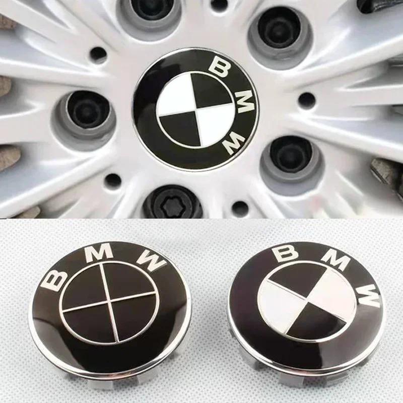 4pcs 56mm 68mm Car Wheel Center Hub Caps ABS Tire Cover Sticker For BMW M Emblem E46 E36 E34 F10 E90 F30 E60 F30 E53 E30 E92 E87 CUO1