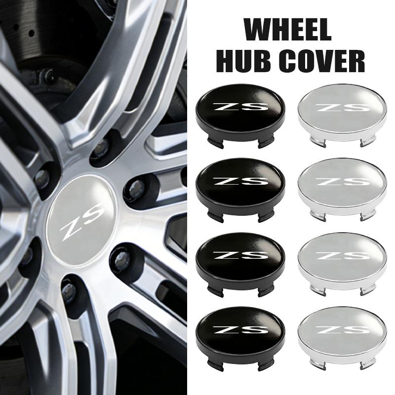 ABBD1 4pcs Car Wheel Hub Protective Cover Universal Anti-Dust Center Cap For MG Cyberster 4 EV ES5 HS ONE GT GS 3 ZS 5 7 6