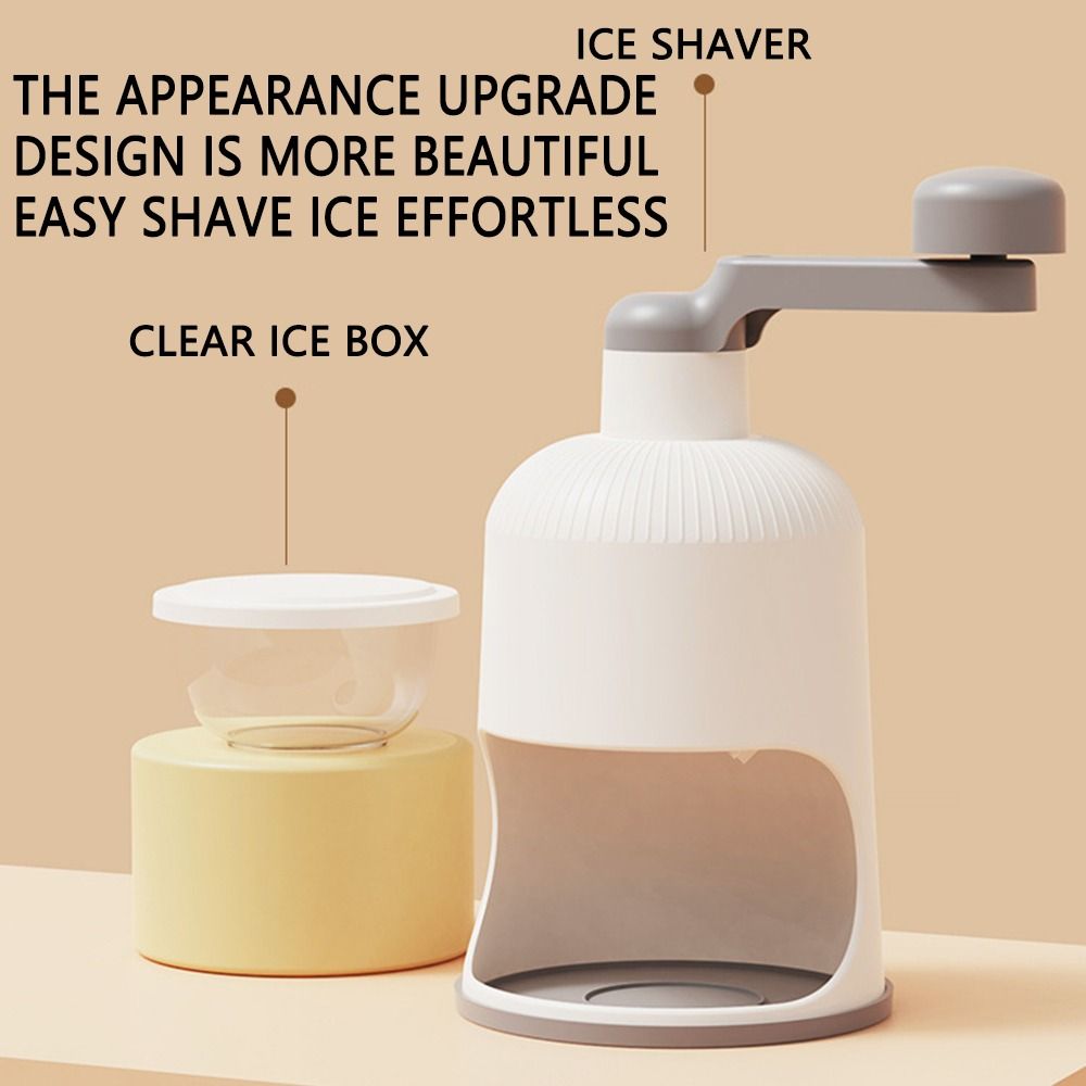 Rotary Manual Shaved Ice Machine Manual Manual Ice Shaving Machine  for Making Snow Cones