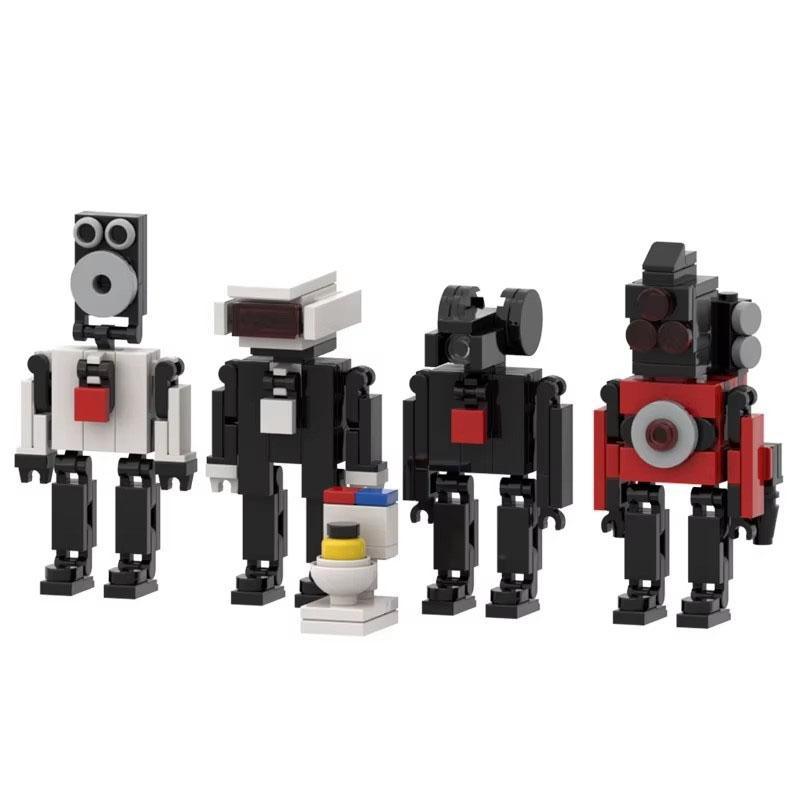 MOC Дом-Лабиринт Туалетная Битва Монитор Легион Туалетов Сбор Итоговый Мальчик Мех Головоломка Сборка Строительные Блоки