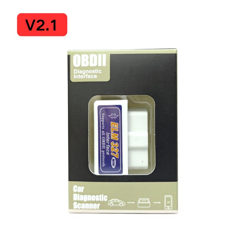 Мини ELM327 Bluetooth OBD2 Сканер Читатель кодов 2025 V1.5/V2.1 Инструменты для диагностики автомобиля Детектор ошибок Check Engine 16-контактный адаптер