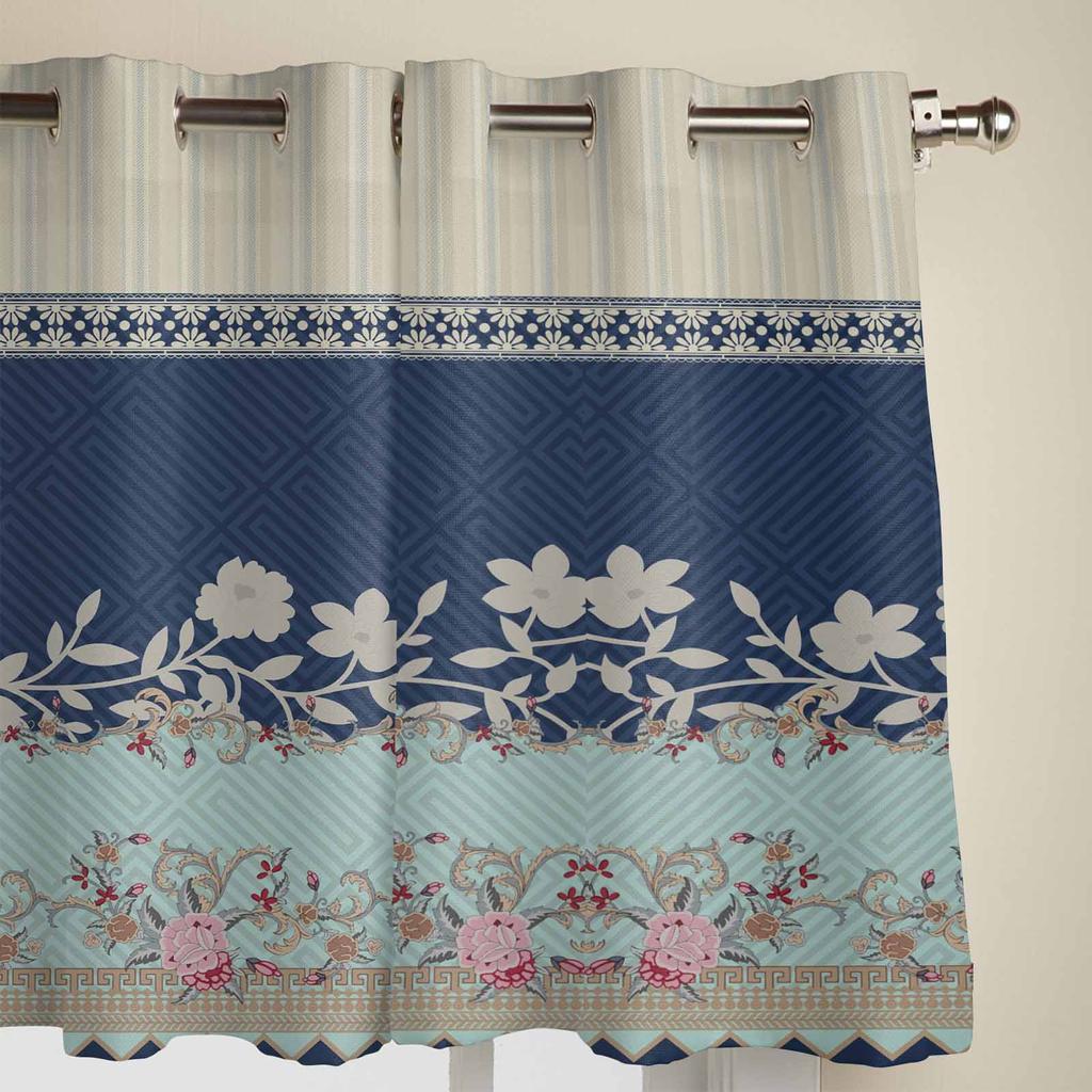 Flower Plant Window Curtains for Living Room Luxury Bedroom Curtain Kitchen Blinds Drapes Curtains