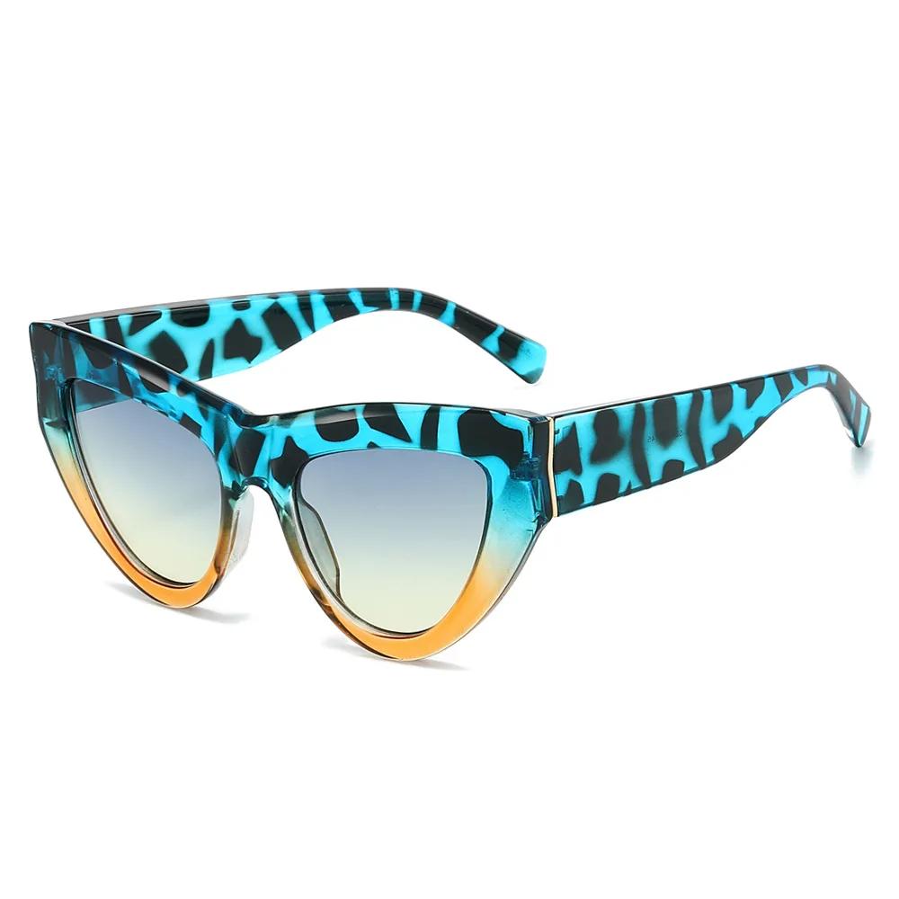 Hot Selling Women's Triangular Cat Eye High-End Fashion Sunglasses UV400 Protection Sun Glasses with Unique Design Best Seller