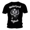 Официальная мужская черная хлопковая футболка Motorhead England Мужские футболки Топ с принтом на спине Футболка Motorhead