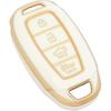 Key Fob Cover Case Fit for    Hyundai Kona Santa Fe Elantra GT Veloster Accent Venue Smart Remote Holder Skin Protector Keyless Entry Sleeve