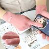 Утолщенные перчатки с закрытыми пальцами, зимние варежки, простые женские замшевые перчатки для катания на лыжах