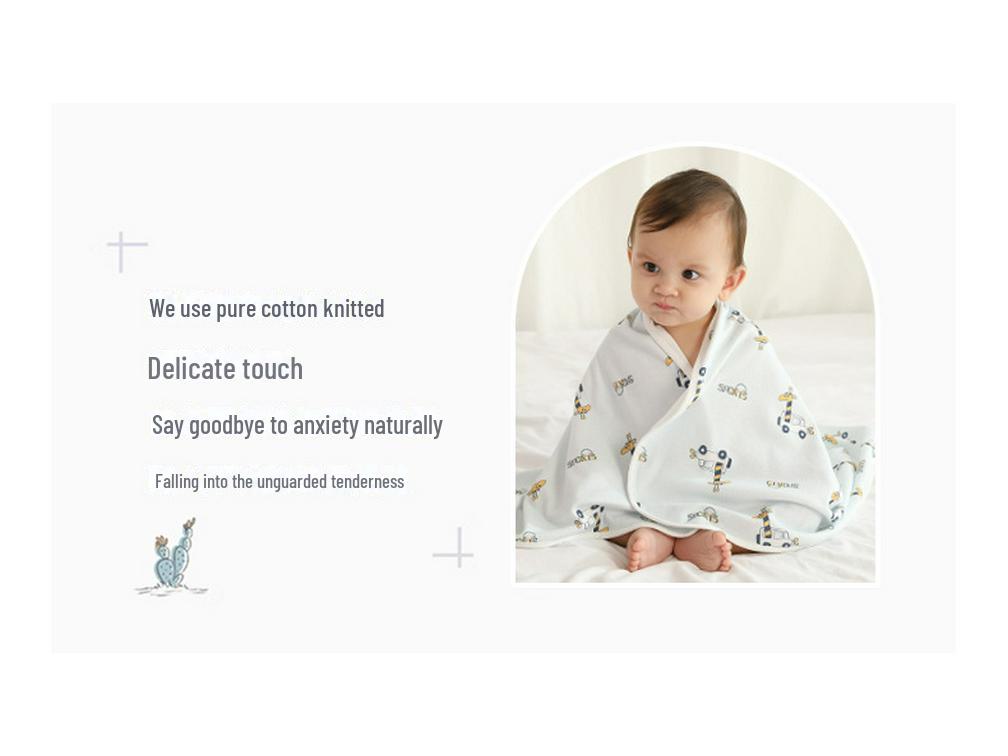 Всесезонное пеленальное одеяло для новорожденных - Мягкая хлопковая пеленка для младенцев