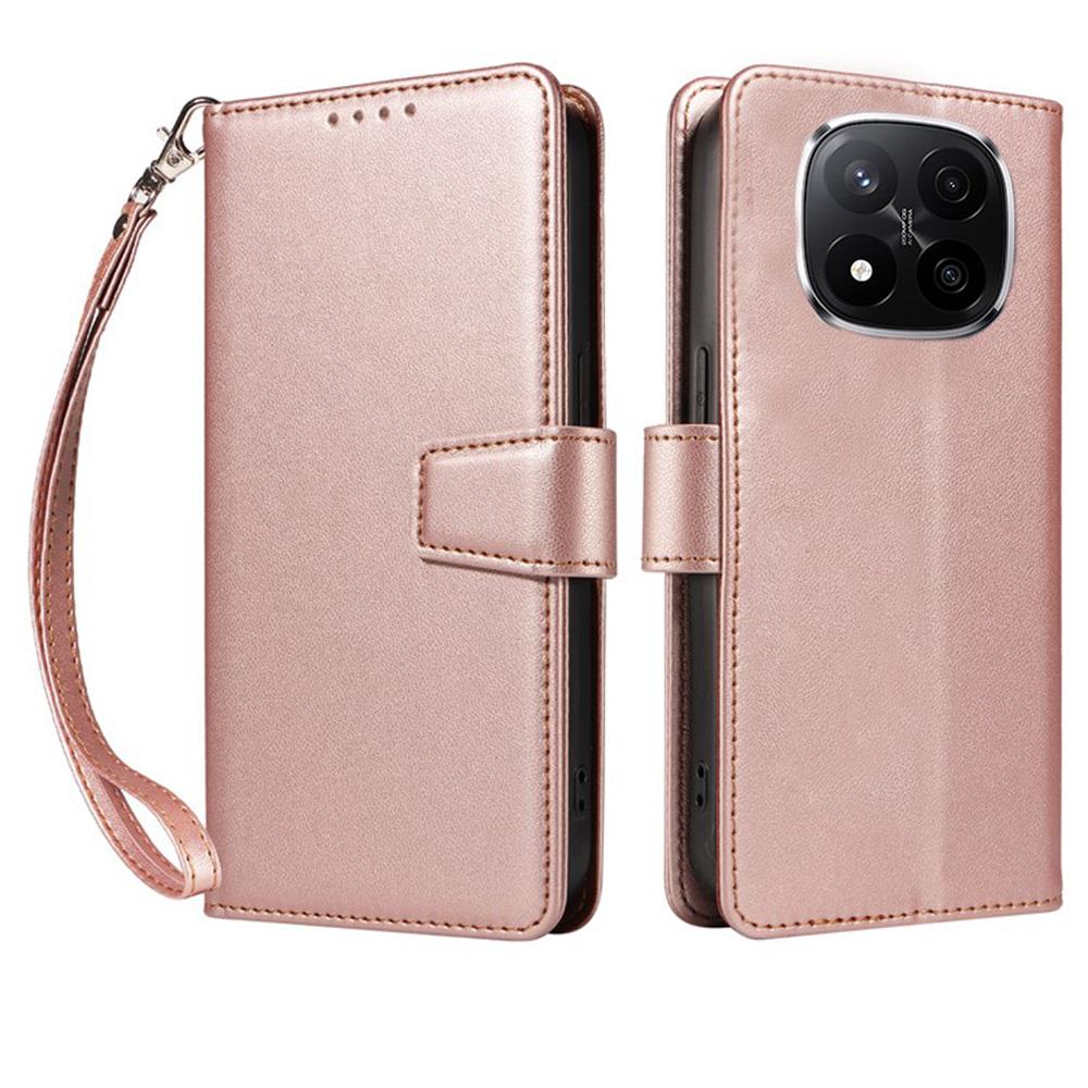 Чехол для Xiaomi Redmi Note 14 Pro+ 5G, кожаный кошелек-книжка с защитой от RFID, флип-чехол для телефона с ремешком на запястье