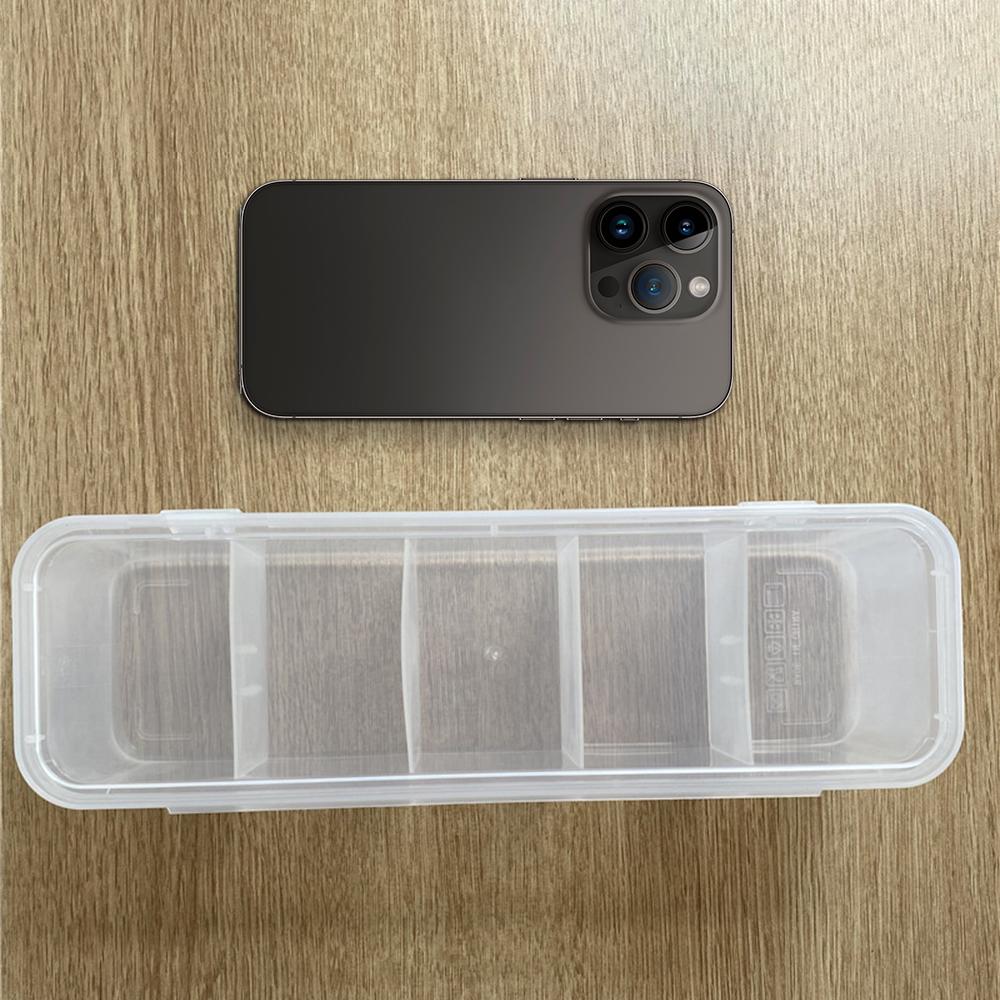 1 шт. Пластиковая коробка для сортировки украшений и аксессуаров для волос, коробка для хранения с пятью отделениями, настольная коробка для хранения различных предметов, кабель для передачи данных