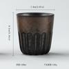 Coarse pottery Japanese large teacup ceramic cup household drinking cup mug latte coffee cup mouthwash cup lg