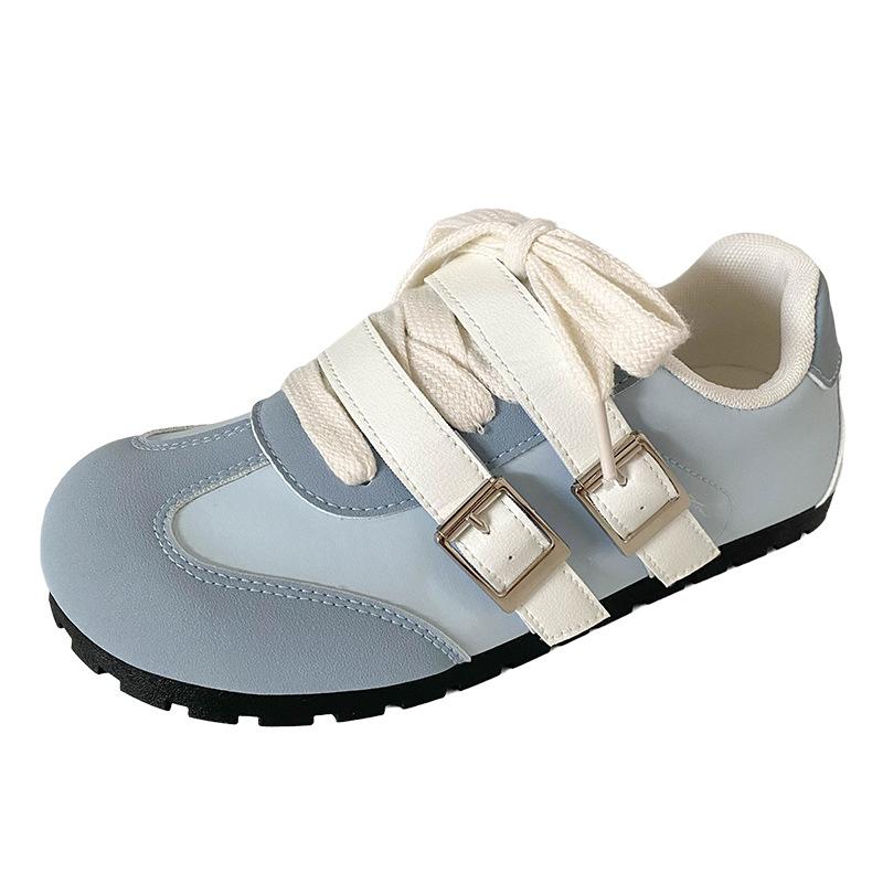 B3506 Puff Shoes Series/латексные стельки Mango Head Little White Shoes Женская обувь для скейтбординга Dexun Shoes 2024 Новинка Популярная