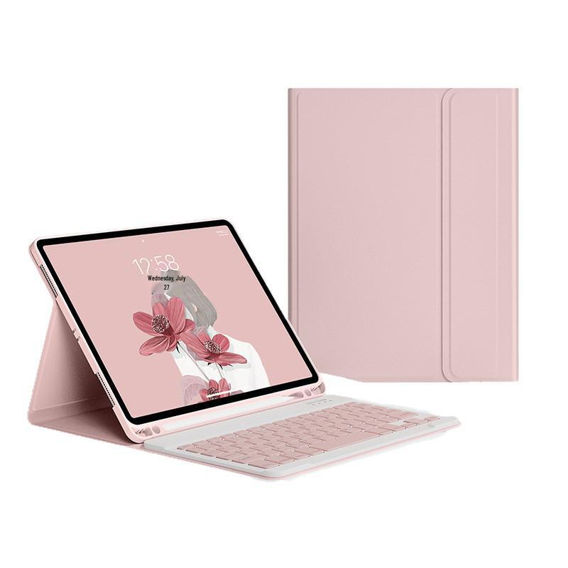 Совместимый Bluetooth-клавиатура-чехол для планшета Samsung 12,4" Фиксированный корпус для Galaxy S10FE 14,6".