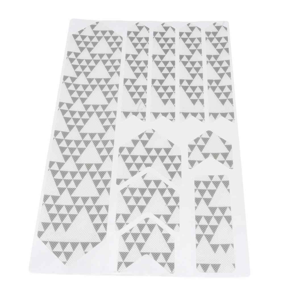 1 комплект защитной ленты для рамы велосипеда, защита от царапин, водонепроницаемая защитная пленка, защита рамы горного велосипеда, сетчатый узор