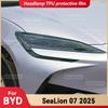 Для BYD Sealion 07 EV 2025 Автомобильная фара Прозрачная ТПУ Защитная Покрывающая Пленка Передний Свет Тонировка Изменение Цвета Наклейка Аксессуары