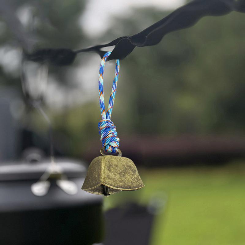 Goat Bells For Collars Vintage Clear Sound Grazing Copper Cow Bells With Lanyard Weatherproof Metal Ornament For Outdoor Camping