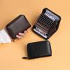 Мужской высококачественный держатель для карт с защитой от RFID: Кошелек большой емкости, ультратонкий, с защитой от размагничивания, для удостоверений личности и карт, доступна маленькая женская версия