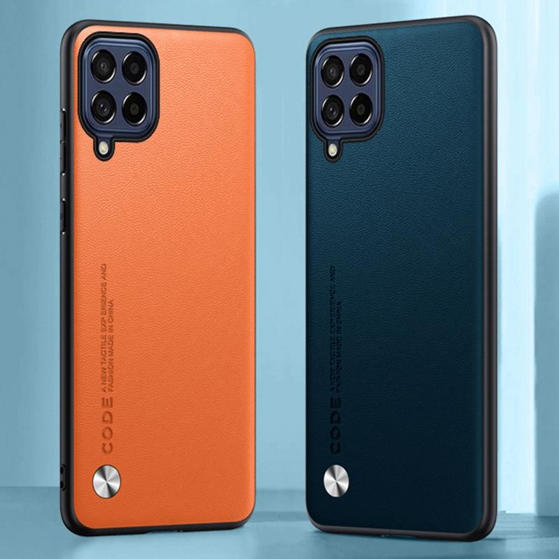 Роскошный чехол из искусственной кожи для Samsung Galaxy A22 4G M22 M32, задняя крышка, матовый силиконовый чехол для телефона с полной защитой для Samsung M32 4G