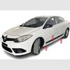 Совместимо с Renault Fluence (2010-2016) Боковая юбка Bold Style, комплект НЕОКРАШЕННЫЙ