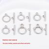 Бесшовный замок-тогл из нержавеющей стали OT для изготовления украшений своими руками: Комплект соединителей для ожерелья и браслета