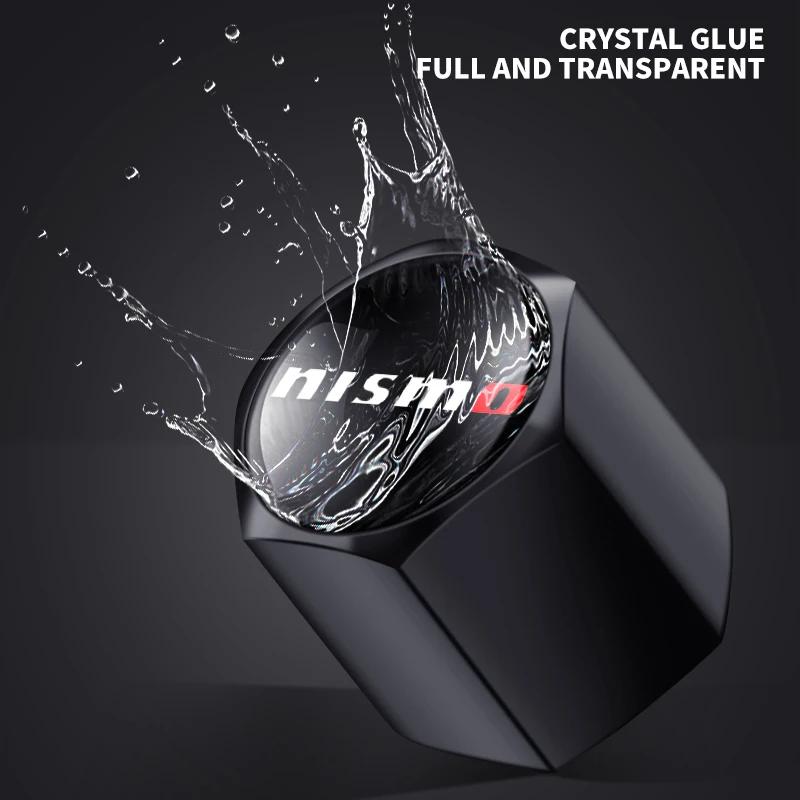 Car Styling Keychain Key Ring with Auto Tire Valve Caps Tyre Dust Cap For Nismo Nissan Teana Skyline Juke X-trail Almera Qashqai