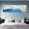Абстрактные картины на холсте с ледником, постеры и принты, уникальные голубые потоки, настенные картины для гостиной, спальни, домашний декор